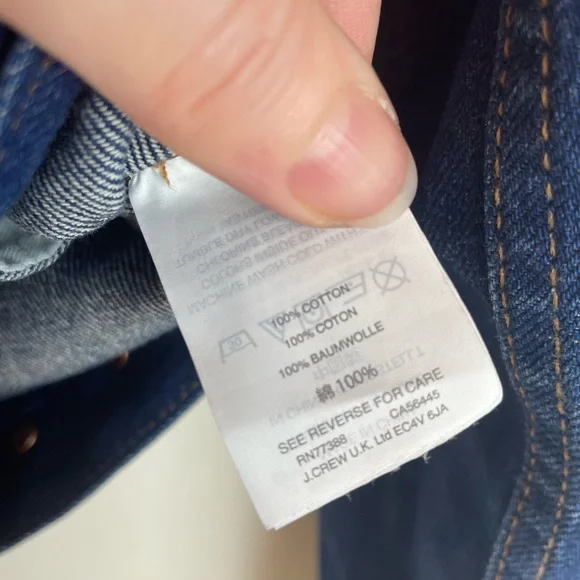 Madewell Classic Denim Jacket in Dark Wash – Size XL - Picture 4 of 4